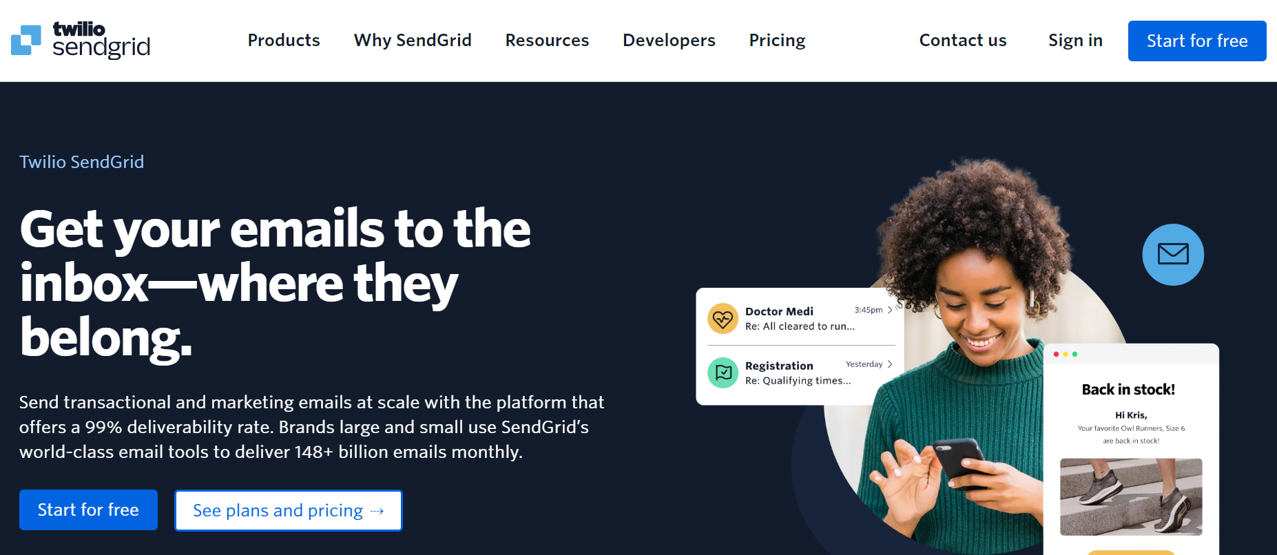 Twilio SendGrid Home