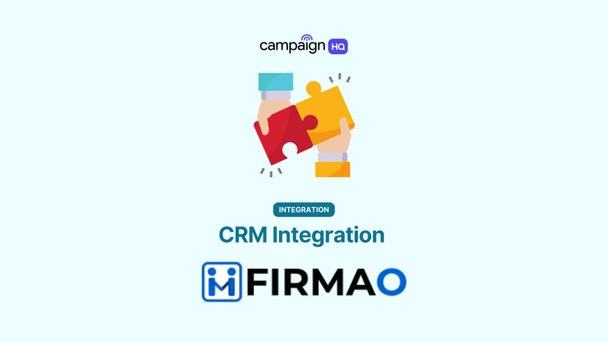 Automate email & Whatsapp marketing and connect it to CRM software - Integrate CampaignHQ with Firmao CRM