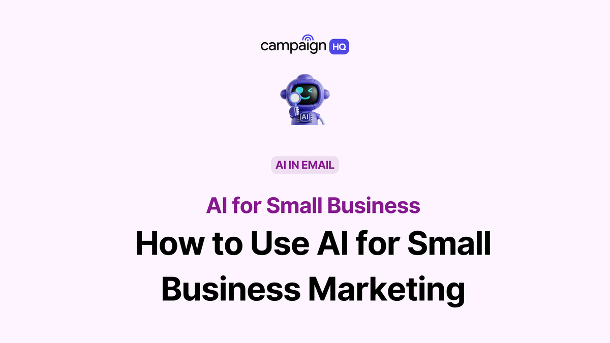 How to Use AI for Small Business Marketing(Benefits, Strategy and Tools)