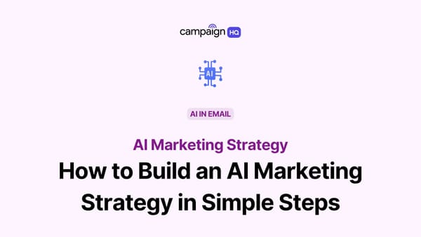 AI Marketing Strategy