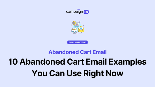 Abandoned Cart Email