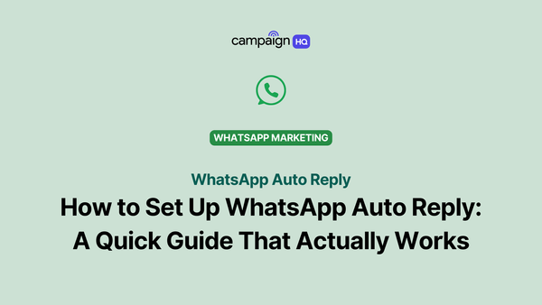 Set Up WhatsApp Auto Reply