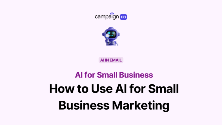 How to Use AI for Small Business Marketing(Benefits, Strategy and Tools)