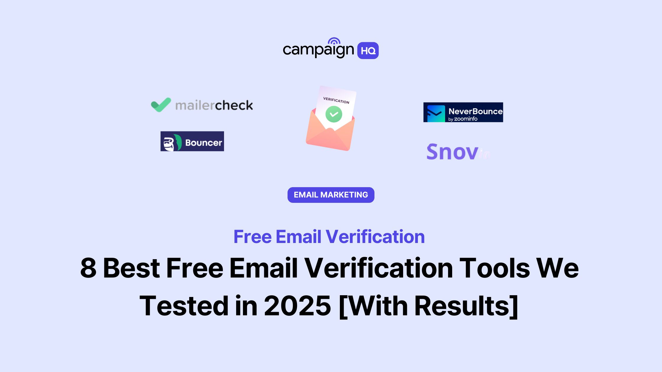 8 Best Free Email Verification Tools Tested in 2026