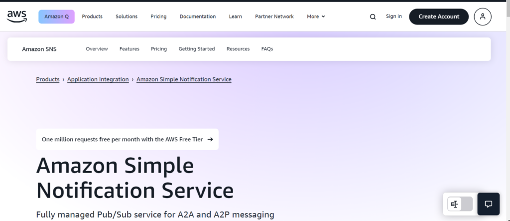 Amazon SNS for WhatsApp Message Triggers