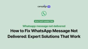 Whatsapp message not delivered
