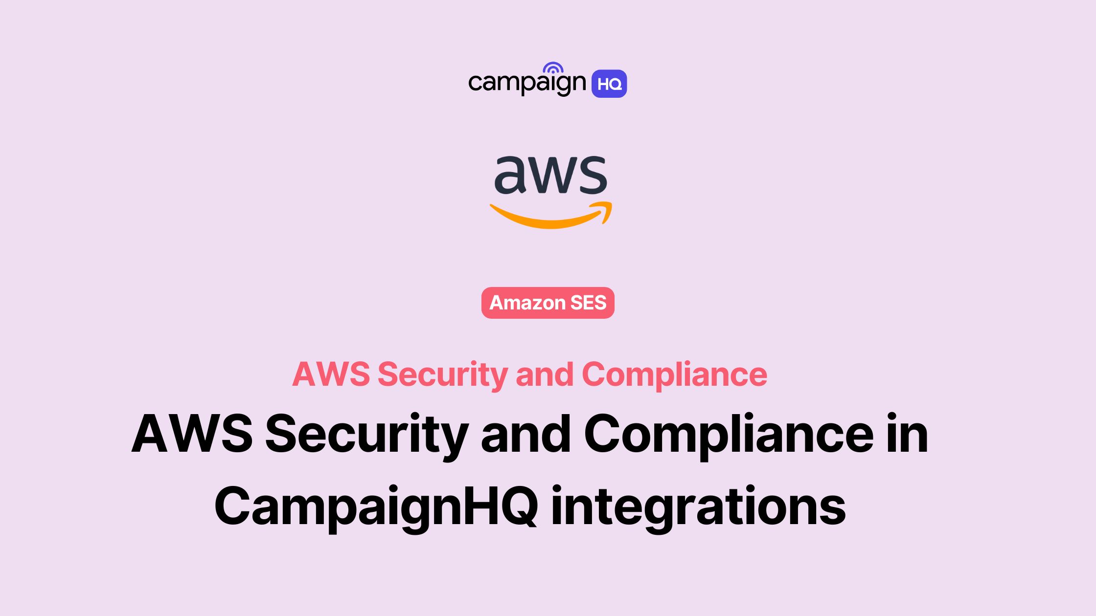 AWS Security and Compliance in CampaignHQ integrations