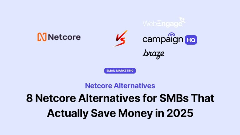 8 Netcore Alternatives for SMBs That Actually Save Money in 2026