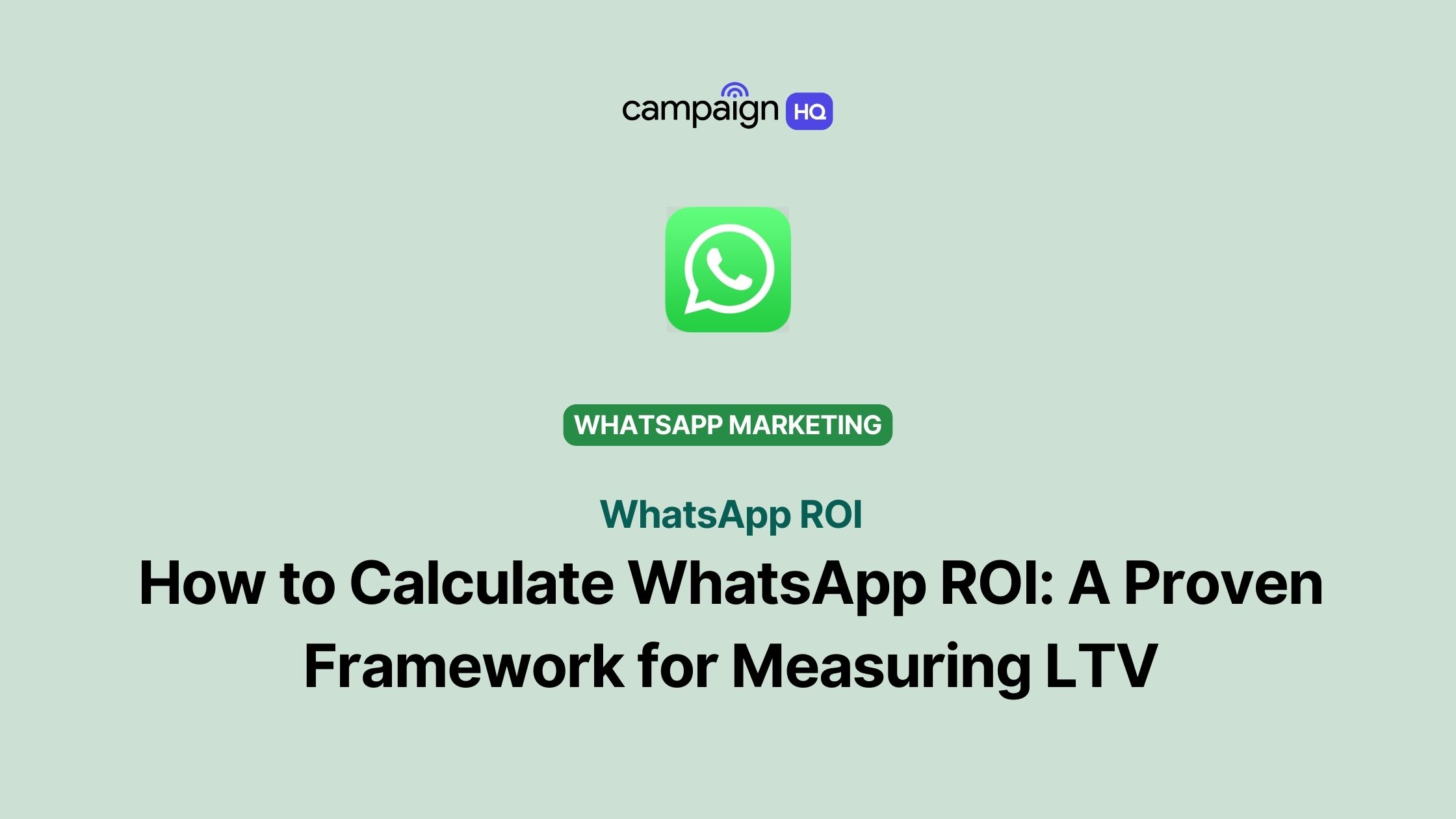 حساب عائد الاستثمار لأتمتة واتساب
