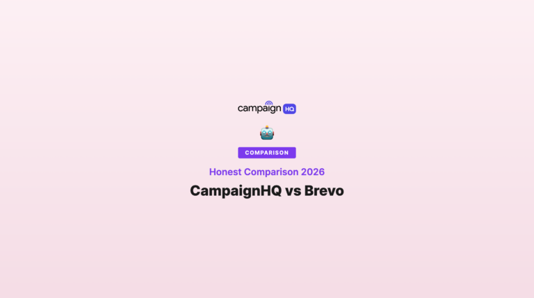 CampaignHQ vs Brevo: Honest Comparison for Email Marketers (2026)