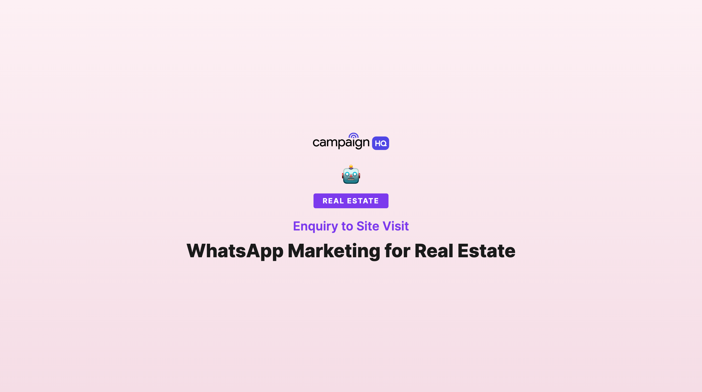 WhatsApp Marketing for Real Estate