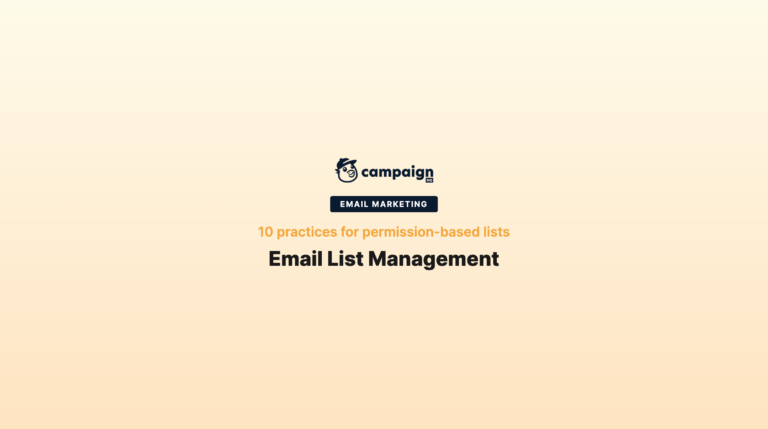 10 Email List Management Practices for Healthy Lists
