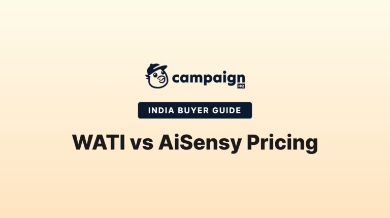 WATI vs AiSensy Pricing India: Plans & Costs (2026)