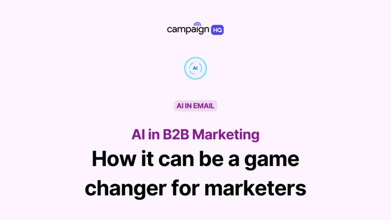 AI in B2B Marketing: How It Can Be a Game Changer For Marketers