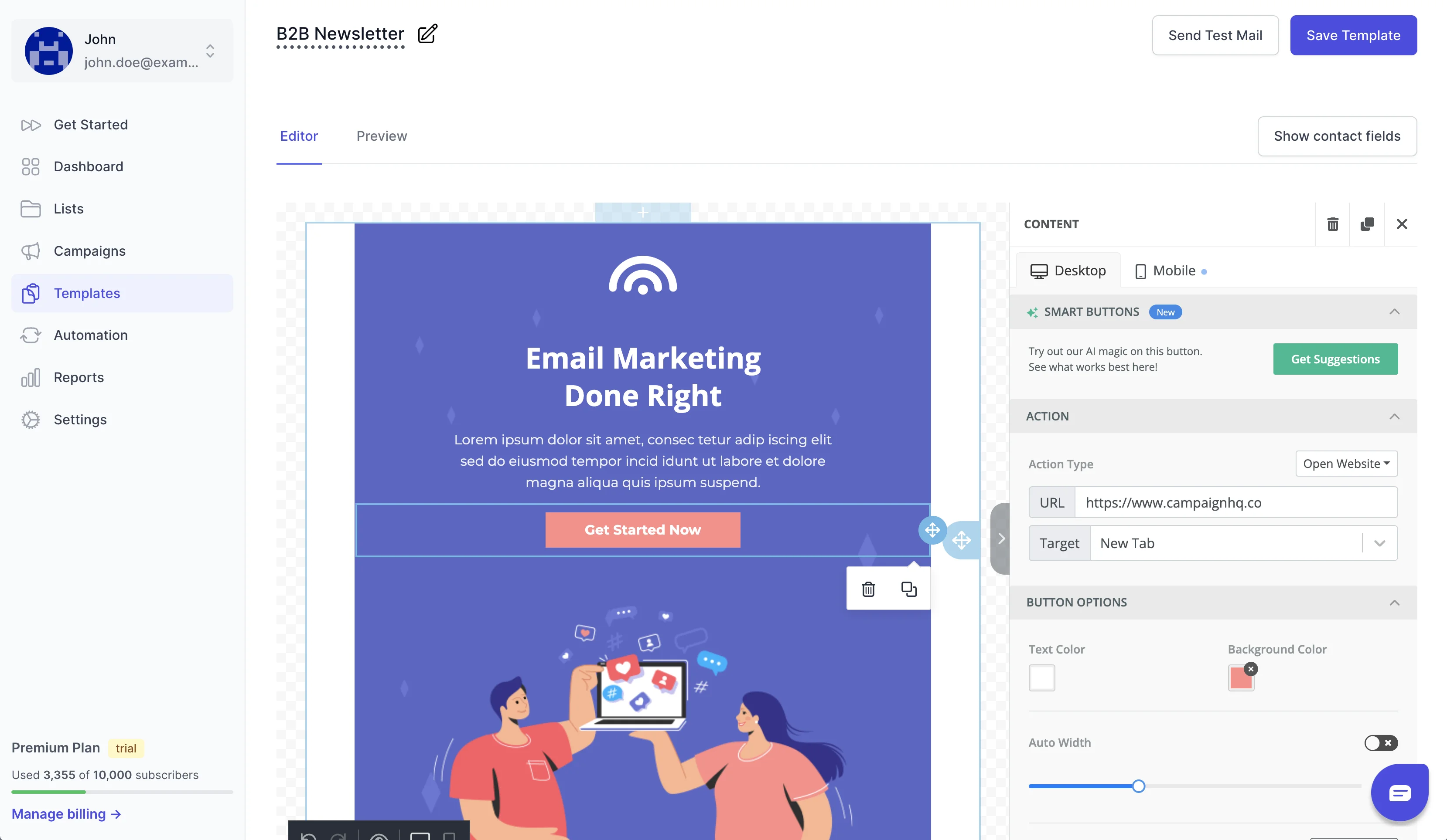 CampaignHQ Email Blasting Software