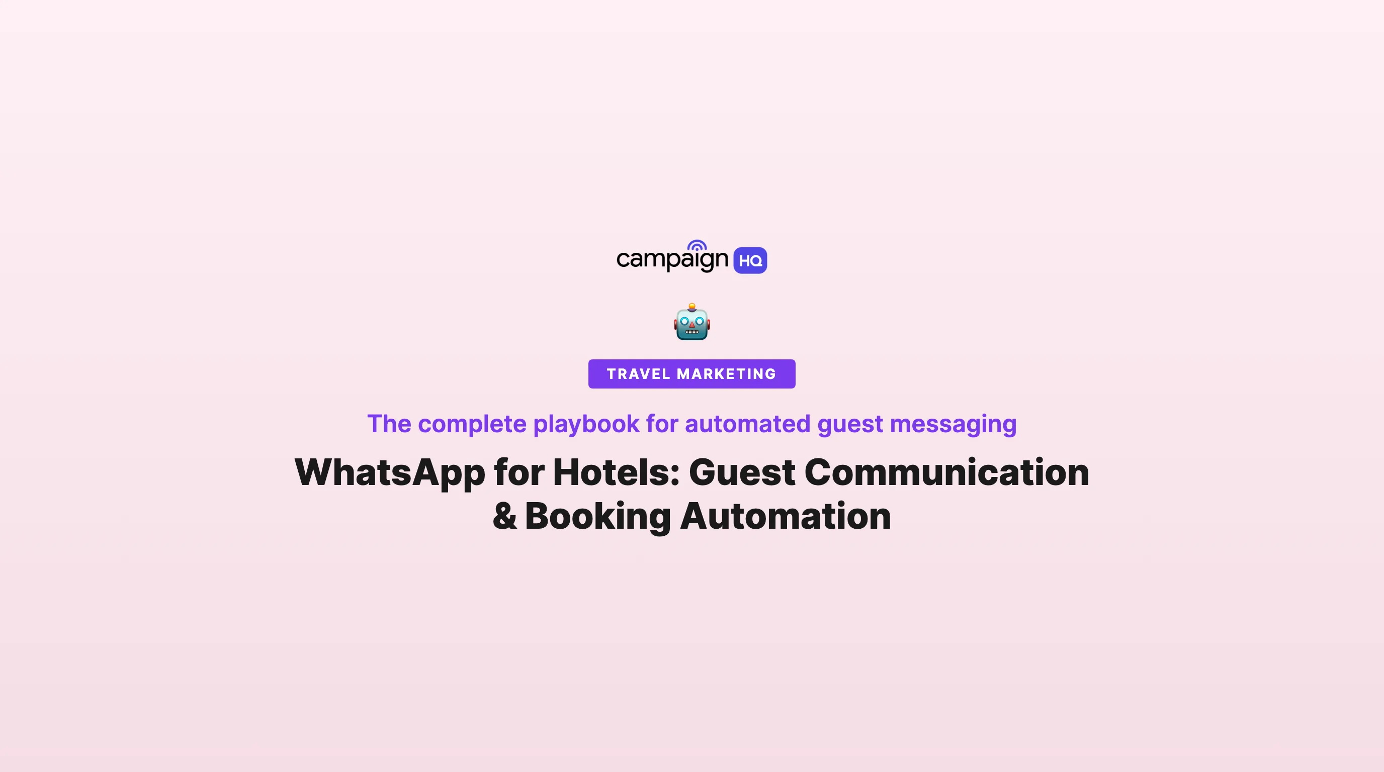 WhatsApp for Hotels: Guest Communication and Booking Automation