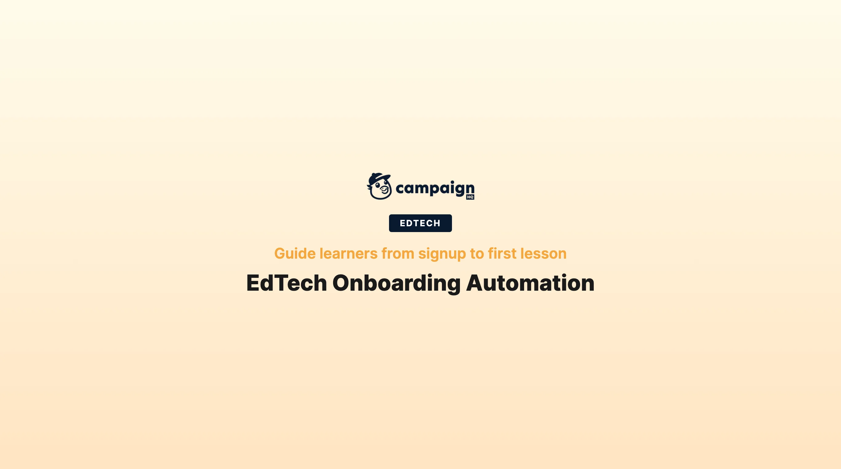 EdTech Onboarding Automation: Email + WhatsApp