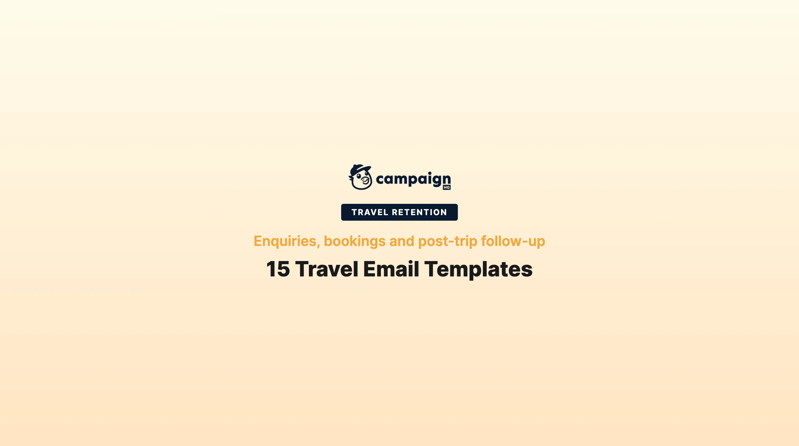 15 travel agency email templates